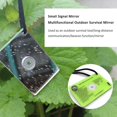 thumbnail image 3 of Outdoor Survival Signal Mirror Practical Camping Hiking Emergency Survival Reflective Signal Mirror EDC Multifunctional Tool, 3 of 5