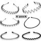 thumbnail image 5 of Diadema con ondas de hierro para hombres y mujeres, diadema deportiva invisible coreana, flequillo, horquilla rota, horquilla, 5 of 5