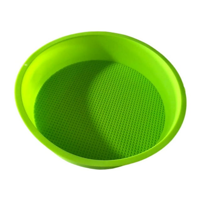 Injueey Molde de pastel de silicona de forma redonda de 10 pulgadas Postres antiadherentes Utensilios para hornear DIY Bandeja para hornear Type2 NO2
