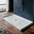 thumbnail image 3 of Sunny Shower Center Drain Single 48" L x 32" W x 4" H Shower Bases, 3 of 6