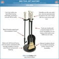 thumbnail image 2 of Minuteman MINI-13SN Holden Mini Fireplace Tool Set, Satin Nickel, 2 of 3