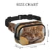 thumbnail image 4 of Fotbe Relaxing Cat With Orange Juice Cangurera Cuadrada con Estampado de Doble Capa, Bolsa de Cintura Ajustable Mini para Hombres y Mujeres, 4 of 9