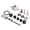 Silver, variant on ENYOUNG Fuel Relief Pressure Spring Seal Kit DD-9H323-7.3 Replacement for Ford 7.3L Powerstroke Diesel Engine 99-03 Premium Silver Aluminum Alloy O-Rings Gaskets Set (8 inches / 20.3 cm)