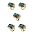 thumbnail image 1 of VONKY Embrace Individuality Exquisite Irregular Stackable Open Finger Ring And Are kyanite 5Set, 1 of 6