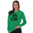 thumbnail image 3 of Im About Snap Funny Photography Pun Long Sleeve TShirt Men Women Brisco Brands M, 3 of 6