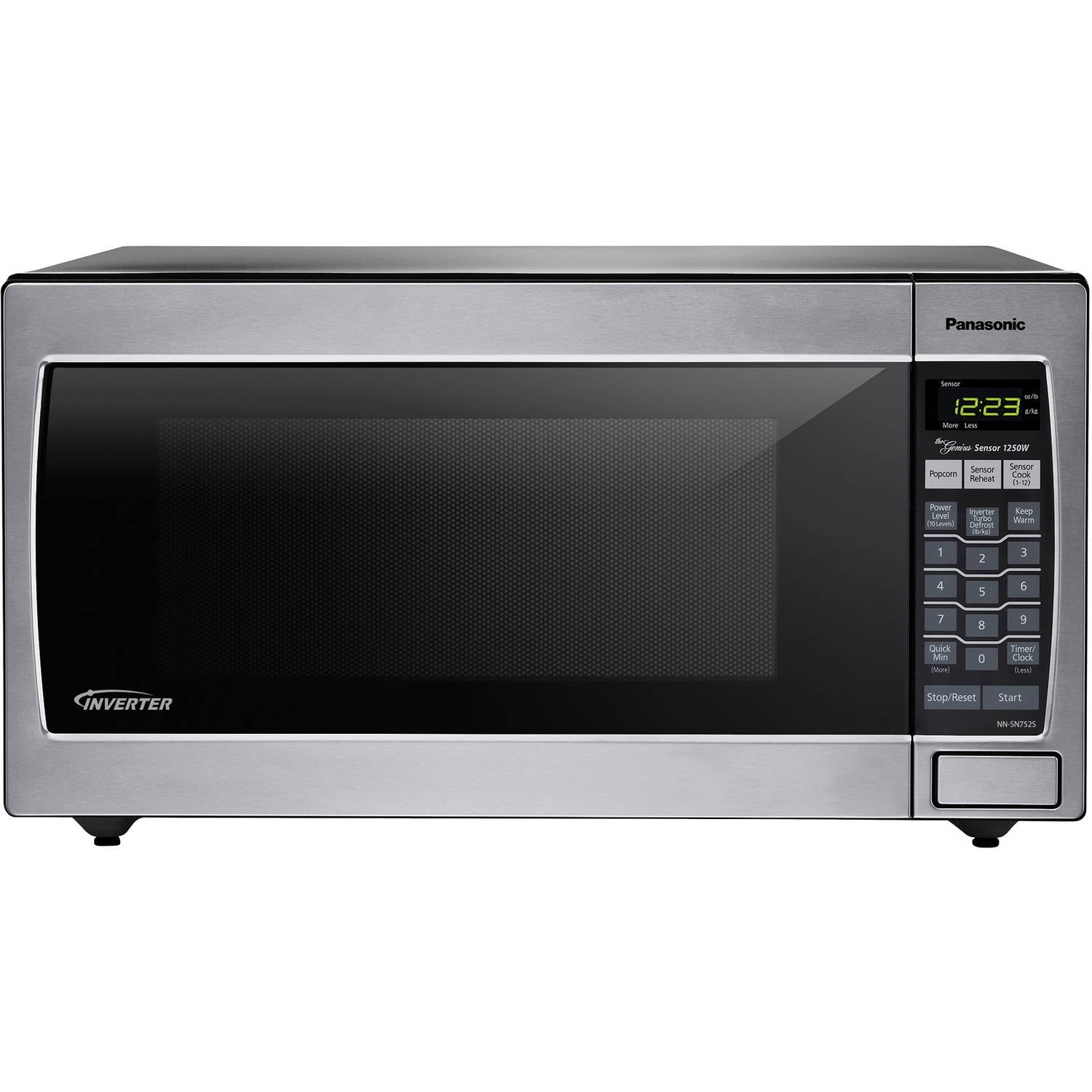 Panasonic Nn Sn752s Stainless 1250w 1 6 Cu Ft ᅡᅠ Countertop Built In Panasonic Nn Sn752s Stainless 1250w 1 6 Cu Ft ᅡᅠ Countertop Built In Microwave With Inverter Technology