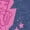 HEATHER NAVY, variant on - Pastel Cut Out Character Spots - Toddler & Youth Girls Short Sleeve Graphic T-Shirt