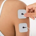 thumbnail image 2 of 5 X 5 cm 20 Tampons Tens à Tiges Autocollants Compatibles avec Beurer Tens Unités Tampons de Remplacement Électrodes Tens Réutilisables SRZ, 2 of 4