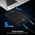 thumbnail image 3 of Carcasa de disco duro SABRENT USB 3.0 para SATA de 2,5» y 3,5», 3 of 9