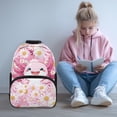 thumbnail image 2 of KUIFORTI Daisy Axolotl Girls Backpack Kids School Bag Cute Bookbag Comfortable Adjustable Straps Multiple Organizer Pockets for Elementary Middle, 2 of 7