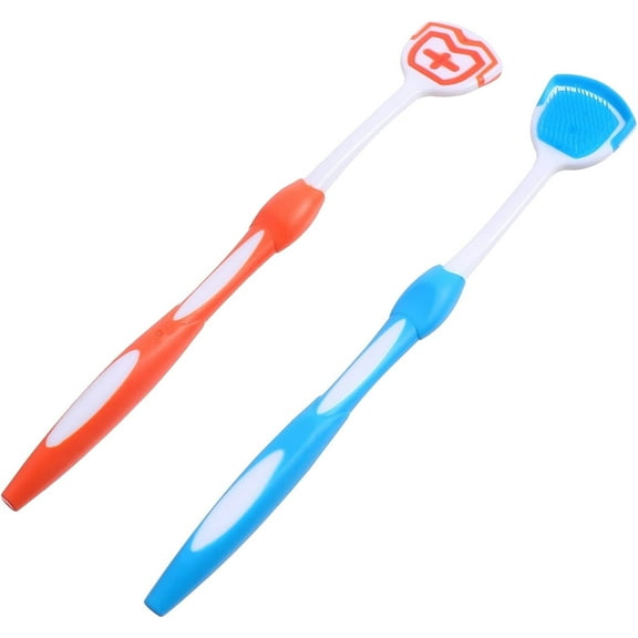 Tongue Scraper Tongue Cleaner Brush: 4Pcs Oral Hygiene Brushes Tongue Cleaning Tools for Kids Adults