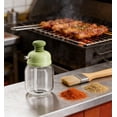 thumbnail image 6 of 100ml/3oz Glass Kitchen Dispenser Oil Dispenser for Kitchen Gadget 1pack Press-Type Cooking Soy Sauce Bottle Condiment Bottle for Home Green, 6 of 6