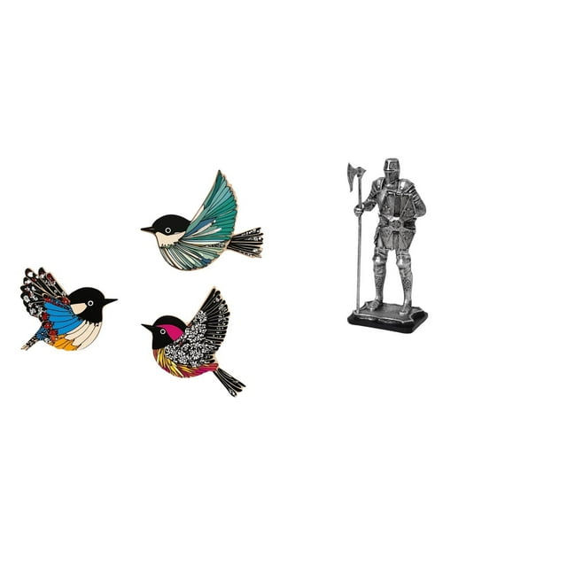 Estatua Decorativa De Madera Con Diseño De Caballero Pájaro Para Pared, Pájaros Voladores, Adorno De Mesa Para Jardín, Estudio, Entrada De Casa De Campo, Chimenea, Dormitorio, Decoración