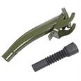 thumbnail image 4 of 10L (2.64 Gal) Army Green Military Fuel Can - DOT Approved 0.8mm Steel Gas Canister w/ Spill-Free Inverted Oil Pipe | For Gasoline, Diesel, Kerosene | Tactical Portable Design, 4 of 10