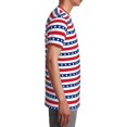 thumbnail image 6 of Wukai Stars And Stripes Youth Unisex Short Sleeve T-Shirt for Boys, Girls, Teens, and Kids-Large, 6 of 7