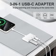 thumbnail image 2 of Adaptador MTIQHS USB OTG 3 en 1 con USB C a audio de 3,5 mm y PD de 60 W, 2 of 7