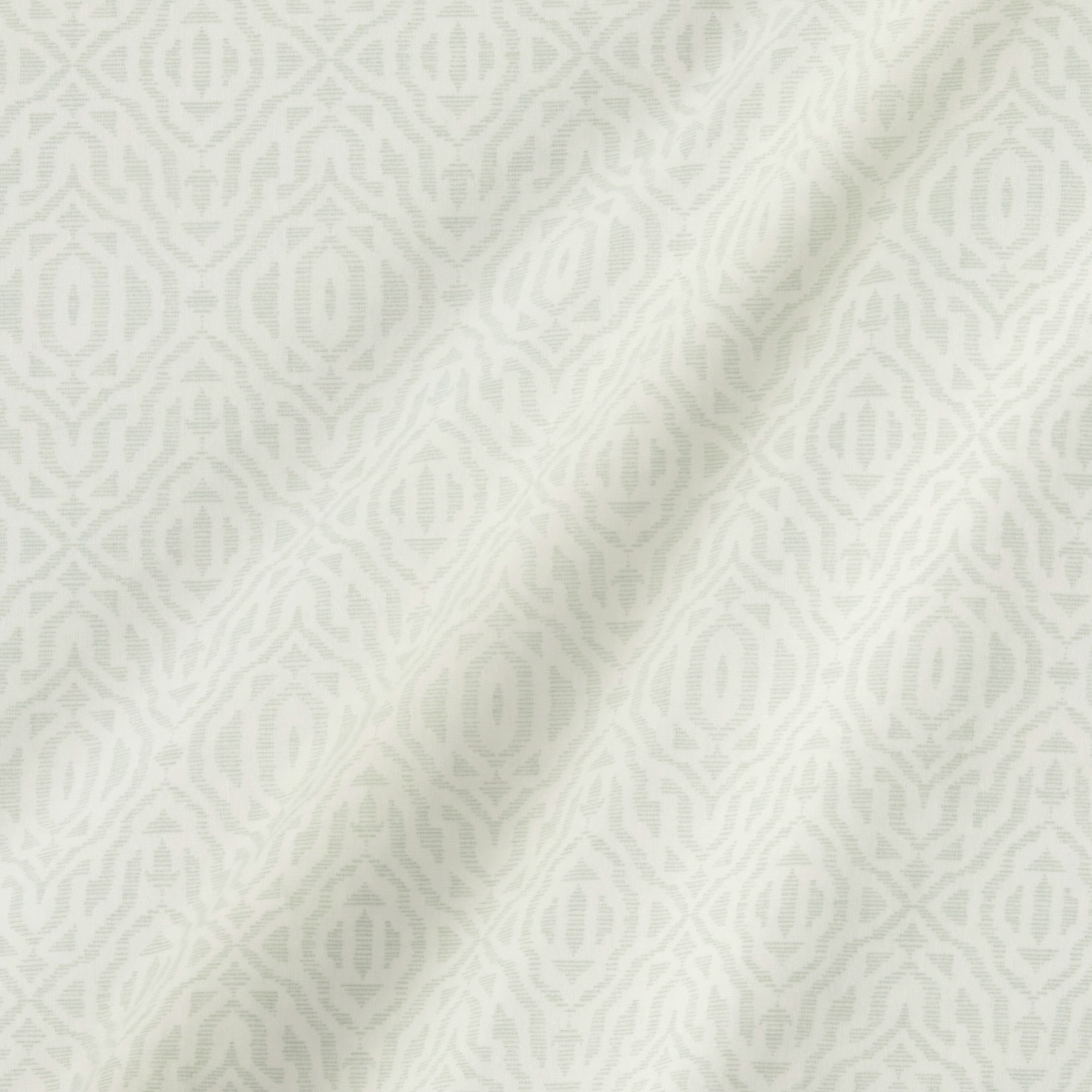Mainstays 4-Piece 300 Thread Count Green Geo Cotton Blend Bed Sheet Set, King