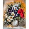 thumbnail image 2 of Bolokofsky, Ronald 20x24 Gold Ornate Wood Framed with Double Matting Museum Art Print Titled - Mixed Bouquet I, 2 of 4