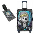thumbnail image 1 of Anime Cartoon Nightmare Before Christmas (5) Travel Suitcase Protector Elastic Washable Protective Baggage Covers With Concealed Zipper For 18-21 Inch Suitcase - S, 1 of 5
