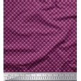 thumbnail image 1 of Soimoi Poly Georgette Fabric Stripe & Floral Shirting Print Sewing Fabric Yard 42 Inch Wide, 1 of 1