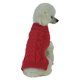 thumbnail image 2 of Suéter para perro de diseño de moda tejido con cable pesado y remolino giratorio, 2 of 3