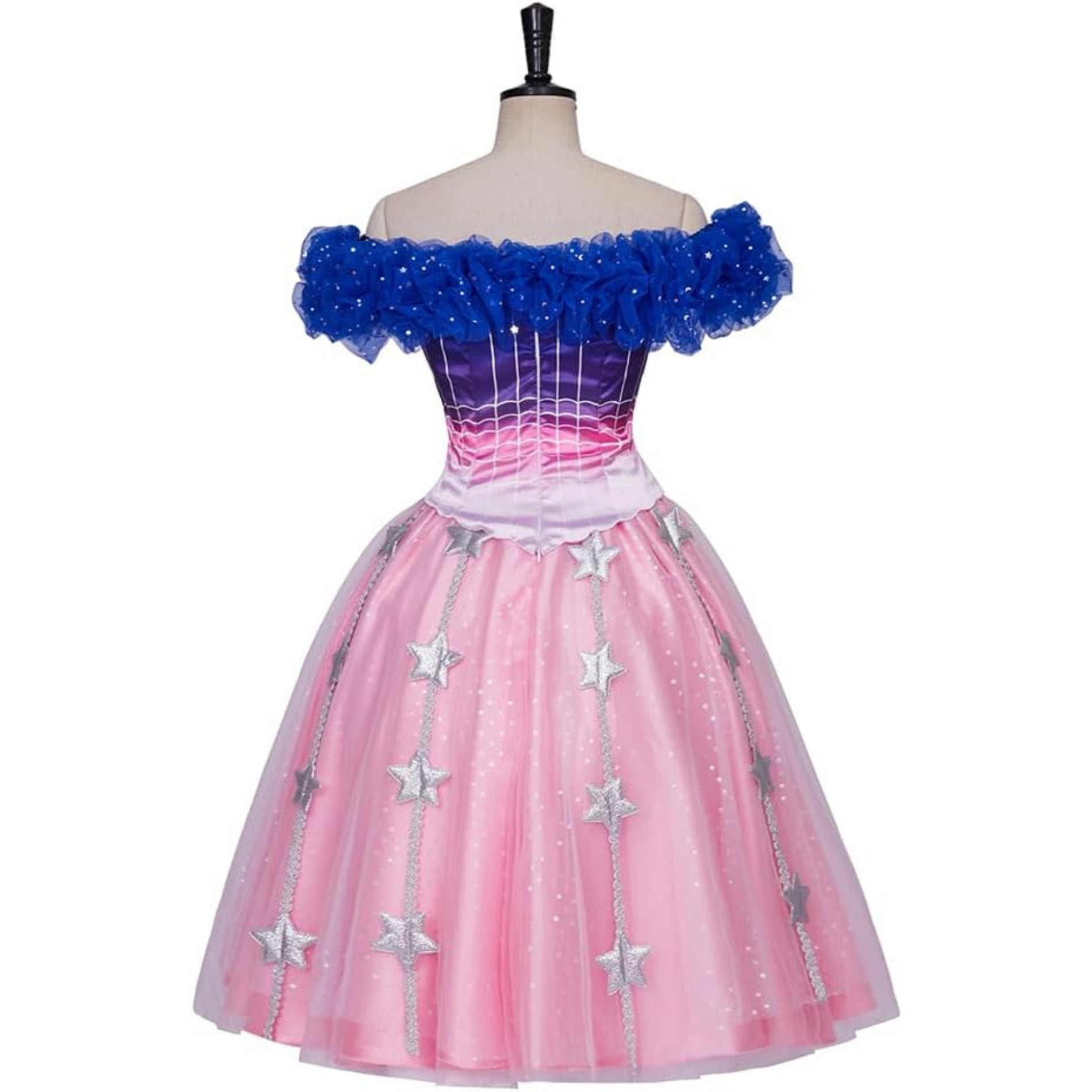 strapless open back dress Rapunzel Princess Dress Transparent Sticker – Wish Upon Magic main image 1
