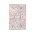 thumbnail image 3 of Rustic Farmhouse Geometric Indoor Power-Loomed Area Rug, 7' 6" x 9' 6",  Berry Red by Blue Nile Mills, 3 of 8