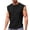 Black, variant on Tank Top for Men Cotton Linen Solid Sleeveless Shirts Lightweight Comfy Crew Neck T-Shirts Summer Casual Outdoor Muscle Tee