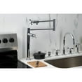 thumbnail image 3 of Kingston Brass KS4701BEX Essex Deck Mount Pot Filler Faucet, Polished Chrome, 3 of 8
