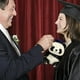 thumbnail image 4 of Decoración del hogar, decoración de la habitación, decoración de la pared Muñeca de cinta de graduación Muñeca de juguete de cinta Muñeca de vestido Regalo de graduación Figura de panda de cinta de gr, 4 of 6