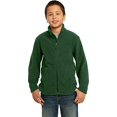 thumbnail image 2 of Port Authority ®  Youth Value Fleece Jacket. Y217 S Forest Green, 2 of 2