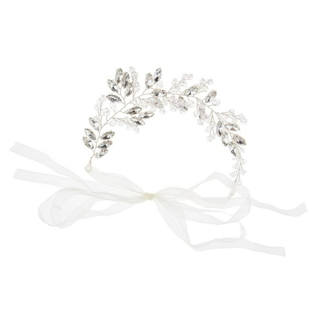 Cinta de cabellero Hecho Simple Nupcial de Aleación Perla de Mujeres BLESIY Hairband de la perla de las mujeres