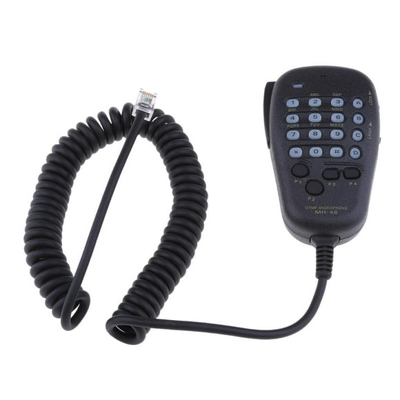 6Pin Mh-48A6J DTMF Handheld Microphone Speaker with Button for Car Mobile Radio FT-1500 FT-1802 FT-1900 FT-2600 FT-2800 FT-2900 FT-3000 FT-7100 FT-7800 FT-8100 FT-8500 FT-8800R etc.