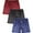 3 Pack - Plaid, variant on Onimisc Men's Silky Satin Boxers Shorts Elastic Waist Underwear Pajama Bottom Shorts with Button Fly, 3 Pack