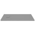 thumbnail image 2 of vidaXL Plateau de Base de Douche SMC Gris 100x70 cm, 2 of 5