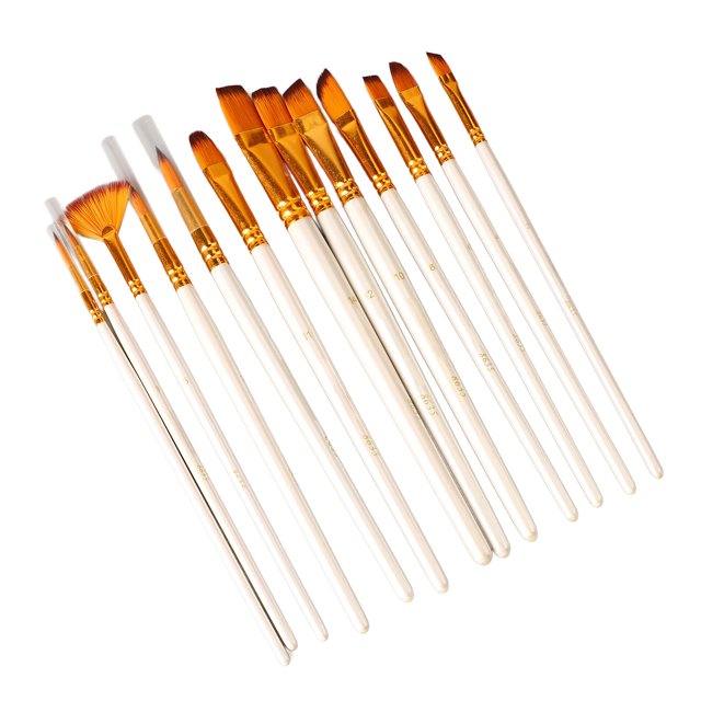 Pincel de pintura para artista, 13 Uds., juego de pinceles de acuarela, pinceles para pintura acrílica al óleo, creados magistralmente Jadeshay A