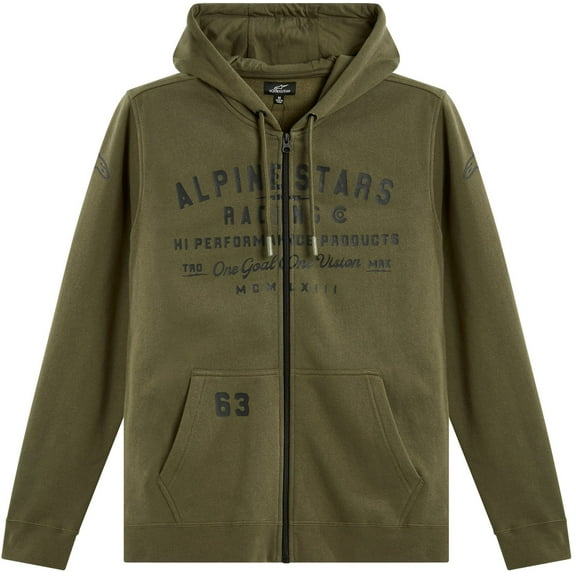 Alpinestars Region Mens Zip Up Hoody Military XL