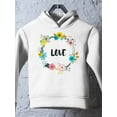 thumbnail image 3 of Love Wreath Hoodie Toddler -Image by Shutterstock,  5 Toddler, 3 of 4