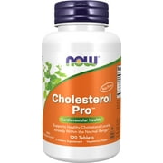NOW Supplements, Cholesterol Pro™ with Bergamonte™ and Plant Sterols, Cardiovascular Health*, 120 Tablets