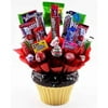 Sweets In Bloom Candy Cupcake Ceramic Cupcake And Candy Bouquet
