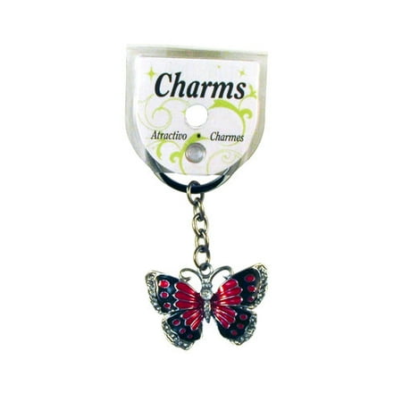 Butterfly Bling Key Ring