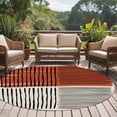 thumbnail image 4 of Round Rug 5Ft Washable Non-Slip, Brown Striped Circle Area Rugs for Living Room Bedroom, Farmhouse Stripes Modern Abstract Art Indoor Floor Mats Carpet Runner for Home Decor Aesthetic, 4 of 8
