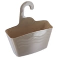 thumbnail image 6 of Taupe Hanging Shower Caddy Organizer Plastic Basket, 6 of 6