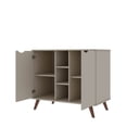 thumbnail image 4 of Manhattan Comfort Hampton 7 Shelves Wood Buffet Stand Cabinet in Off White, 4 of 11