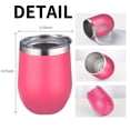thumbnail image 2 of Vasos Térmicos para Vino YEBTS Life 350mL/Paquete de 4 Acero Inoxidable, 2 of 8