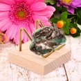 thumbnail image 3 of Crystal Mineral Display Stand Wooden Base Mineral Display Easel Minerals Displaying Holder, 3 of 9