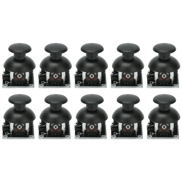 Módulo de control de juego, 10 piezas de sensor de joystick, kit de módulo controlador de joystick de juego, sensor de joystick probado profesionalmente