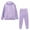 L-Light Purple2090, variant on CAIVO Women Solid Color Hooded Sweatshirt Pants Outfits Sets Tracksuits Long Sleeve Sweatsuit Sports Suits Trendy Streetwear