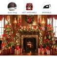 thumbnail image 5 of 4 x 4 ft Christmas Fireplace Backdrop Xmas Fireplace Tree Wall Gifts Party Decor Background Winter Merry Christmas Candy Backdrop Kids Holiday Party Decoration Photo Studio Props, 5 of 5