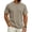 Khaki, variant on WIZUTIZ Men's Short Sleeve T-Shirt Solid Color Crew Neck Quick-Dry Sports Top Cotton Blend Breathable Lightweight for Running Gym Daily Casual Wear Mens Fashion